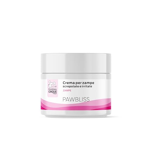 PHARMACINQUEPET PAWBLISS Regenerierende Creme für rissige Pfoten, Schutz und Feuchtigkeitsversorgung für Hunde und Katzen, 50 ml von PHARMACINQUEPET