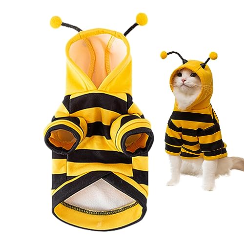 Bienen-Hundekostüme, Halloween-Haustier-Bienenkostüm, Hoodies, weiches Haustier-Halloween-Weihnachts-Kostüm, Cosplay-Kleidung für Halloween und Weihnachten Phasz von PHASZ