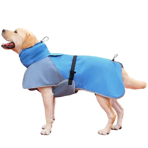 Hunde-Winterjacke, wasserdichte Hundejacke, winddichte Weste, Kleidung, Haustierkleidung mit Kapuze, dicker, warmer Hundemantel für kaltes Wetter Phasz von PHASZ