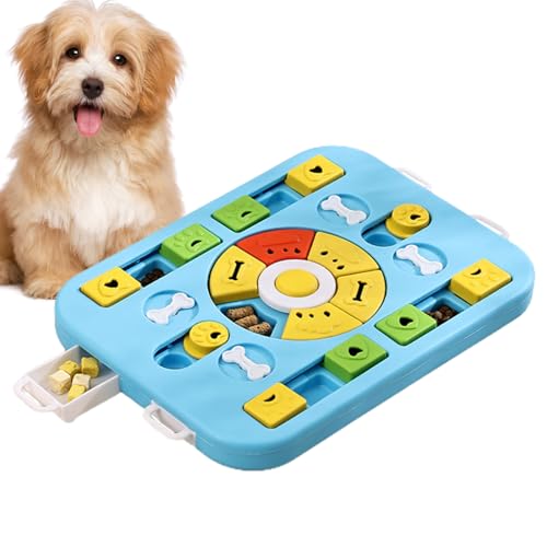 Hundefutter-Puzzlespielzeug, Leckerli-Spender für Hunde, Slow Feeder | Slow Feeder Hundefutterspielzeug | Leckerli-Trainingsspiele mit rutschfestem Fußpolster für Hunde, Katzen, Kaninchen und Phasz von PHASZ