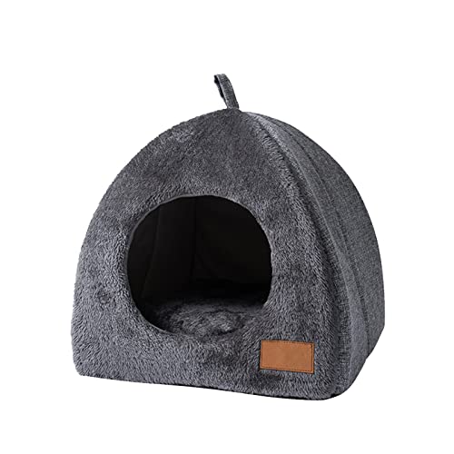 Katzenbett Höhle Outdoor Katzenhaus für Winter Dreieckiges Haustierbett für Indoor Katzen Tragbares Indoor Katze Hundebett für Zuhause, Reisen, Camping, Outdoor & Indoor von PHASZ