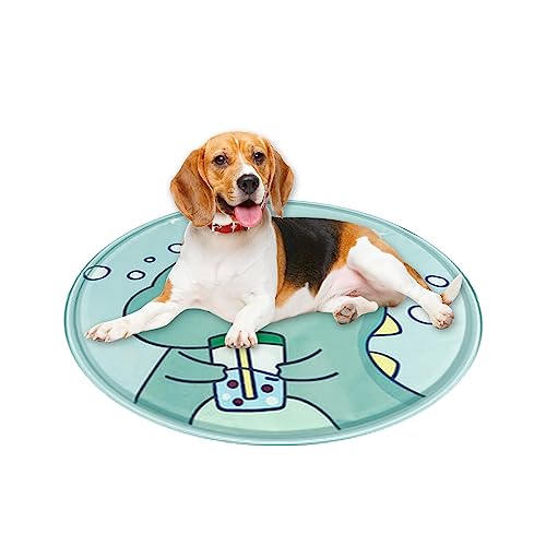 PHASZ Hunde-Kühlmatte, selbstkühlende Matte, niedliches bedrucktes Haustier-Gel-Kissen, wiederverwendbar, Sommer-Hundebett, Kühlkissen für den Hund, Haustier-Kühlkissen für Zuhause oder im Freien von PHASZ