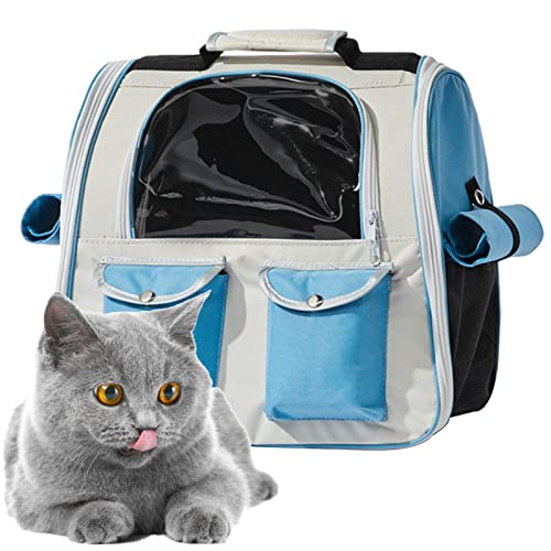 PHASZ Hunderucksack, atmungsaktiv, tragbar, mehrere Taschen, strapazierfähig, für kleine und mittelgroße Hunde, Katzen, Haustiere, Wandern, Camping von PHASZ