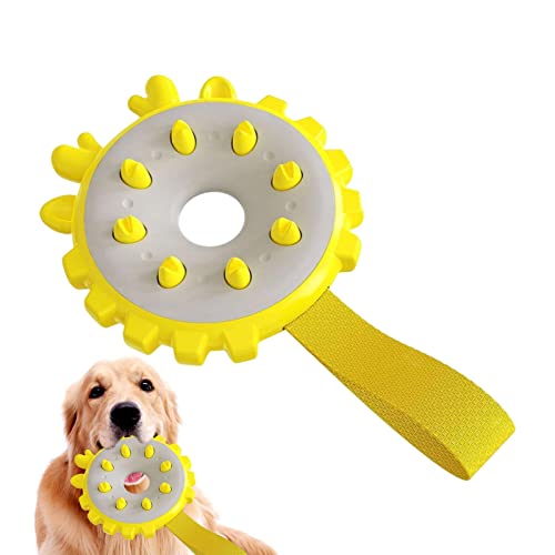 PHASZ Hundespielzeug für Hunde, unzerstörbares Hundespielzeug mit Scheiben-Design, quietschendes Spielzeug für aggressive Kauer, langlebiges Kauspielzeug für große und mittelgroße Hunde von PHASZ