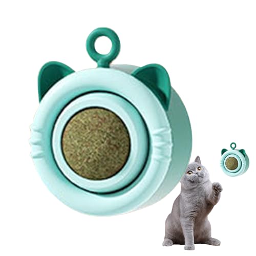 PHASZ Katzenminze, 360 ° drehbar, Cartoon-Katzenminze-Bälle, leckbar – Haustier-Übungsspielzeug für Haustierheim, Schlafzimmer, Arbeitszimmer, Katzenhaus, Wohnzimmer von PHASZ