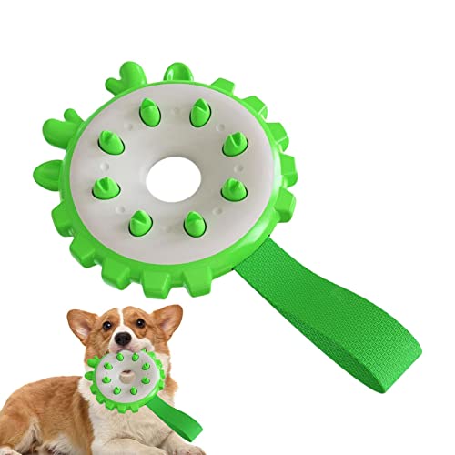 PHASZ Kauspielzeug für Hunde, Scheibenform, Kauspielzeug für mittelgroße Hunde, unzerstörbar, quietschendes Hundespielzeug für aggressive Kautiere von PHASZ