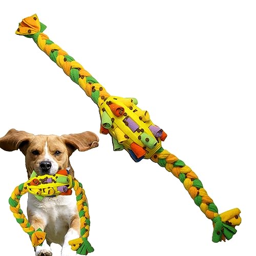 PHASZ Schnüffelball für Hunde, Interaktives Hunde-Puzzlespielzeug, Leckerli-Ball-Gehirnspiele, tragbarer Trainings-Slow-Feeder, Welpen-Anreicherungsspielzeug, fördern die natürlichen von PHASZ