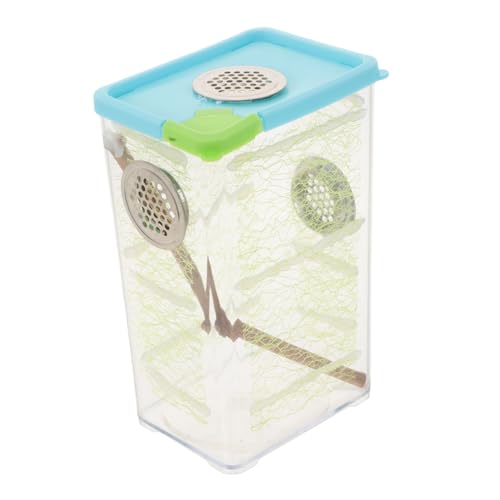 PHENOFICE 1 Satz Transparente Reptilienbox Durchsichtige Futterbox Für Spinnen Reptilien Terrarium Kasten Geeignet Für Stabheuschrecken Und Gottesanbeterinnen von PHENOFICE