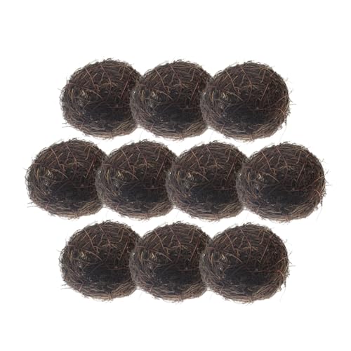 PHENOFICE 10st Simuliertes Vogelnest Vögel Liefert Dekoration Vogelnest-Modell Dekoratives Vogelnest Partygeschenk Künstliche Nestverzierung Künstliches Nestdekor DIY-Nest Rattan PHENOFICE 10st Simuliertes Vogelnest Vögel Liefert Dekoration Vogelnest-Modell Dekoratives Vogelnest Partygeschenk Künstliche Nestverzierung Künstliches Nestdekor DIY-Nest Rattan von PHENOFICE