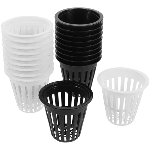 PHENOFICE 20 Stück Pflanzkorb, Blumentopf, Pflanztöpfe, Hydrokulturbecher, Gartennetzbecher, Hydrokulturkörbe, Kunststoff Blumentopf, Netz, Hydrokulturtöpfe, Kindergarten Netzbecher, PHENOFICE 20 Stück Pflanzkorb, Blumentopf, Pflanztöpfe, Hydrokulturbecher, Gartennetzbecher, Hydrokulturkörbe, Kunststoff Blumentopf, Netz, Hydrokulturtöpfe, Kindergarten Netzbecher, von PHENOFICE