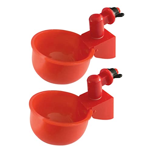 PHENOFICE 2 Stücke Huhn Fütterung Tassen Automatische Wasser Feeder für Tauben Wachteln Sunproof Geflügel Trinken Schalen von PHENOFICE