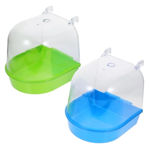 PHENOFICE Duschbecken für Vögel Papageien-Badewanne abnehmbares Halbdesign für Heimvögel PHENOFICE Duschbecken für Vögel Papageien-Badewanne abnehmbares Halbdesign für Heimvögel von PHENOFICE