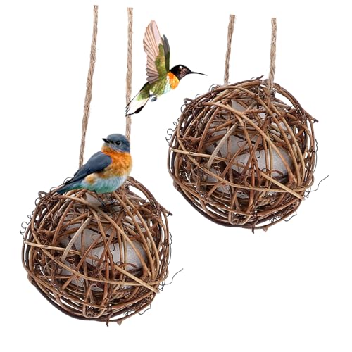PHENOFICE 2st Vogelnestmaterial -vogelhäuser Kolibri-Nest Im Freien Materialien Für Vogelhäuschen Vogel-Rattan-Spielzeug Kugeln Aus Vogelmaterial Kolibri Nest Selber Machen Baumwolle PHENOFICE 2st Vogelnestmaterial -vogelhäuser Kolibri-Nest Im Freien Materialien Für Vogelhäuschen Vogel-Rattan-Spielzeug Kugeln Aus Vogelmaterial Kolibri Nest Selber Machen Baumwolle von PHENOFICE