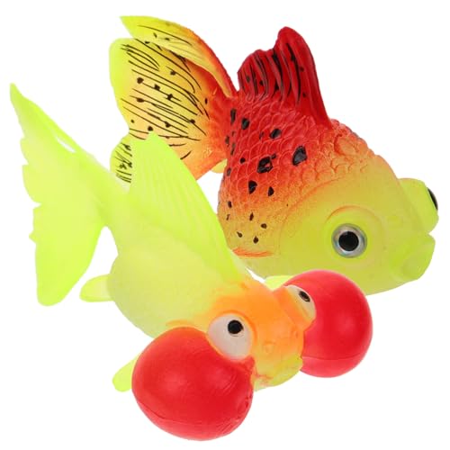 PHENOFICE 2stücke Künstliche Goldfisch Aquarium Dekoration Gummi Fischdekor Für Zuhause Goldfische Für Aquarium PHENOFICE 2stücke Künstliche Goldfisch Aquarium Dekoration Gummi Fischdekor Für Zuhause Goldfische Für Aquarium von PHENOFICE