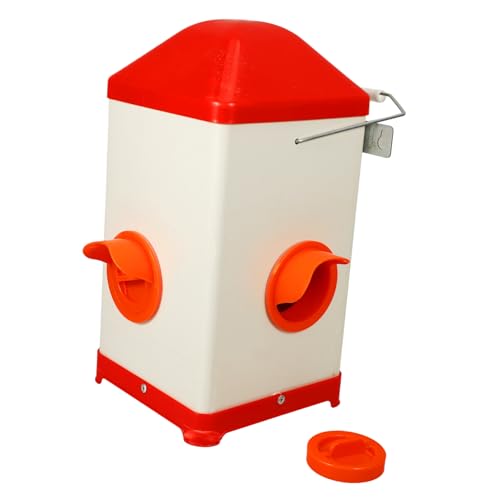 PHENOFICE Futterautomat Futterspender für Gänse und Enten Haustierfutterhalter Futterspender für Hühner Geflügeleimer futterbehälter Futtereimer Geflügel Hühnerfutter Glas Futternapf pp Weiß PHENOFICE Futterautomat Futterspender für Gänse und Enten Haustierfutterhalter Futterspender für Hühner Geflügeleimer futterbehälter Futtereimer Geflügel Hühnerfutter Glas Futternapf pp Weiß von PHENOFICE
