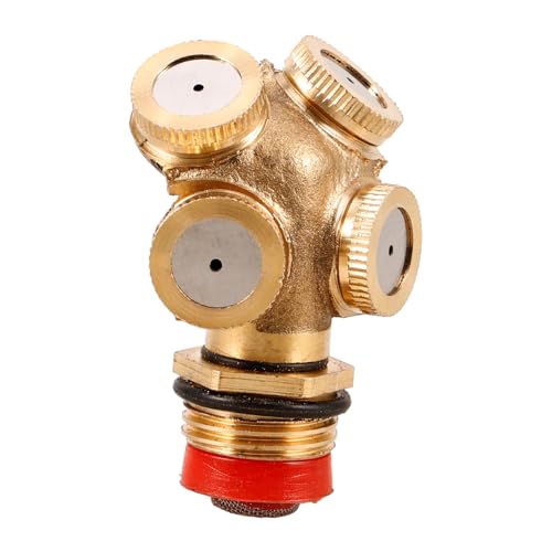 PHENOFICE Goldene Nebelsprühdüse Kleine Nebeldüse Teil Aus Kupfer Kupfer Nebeldüse Düse Für Schlauch Im Freien PHENOFICE Goldene Nebelsprühdüse Kleine Nebeldüse Teil Aus Kupfer Kupfer Nebeldüse Düse Für Schlauch Im Freien von PHENOFICE