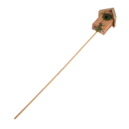 PHENOFICE Dekorativer Gartenstab Vogelhaus Hofpfahl Holz Außenbereich Landschaftsdekoration Rasenornament Gartendekoration PHENOFICE Dekorativer Gartenstab Vogelhaus Hofpfahl Holz Außenbereich Landschaftsdekoration Rasenornament Gartendekoration von PHENOFICE
