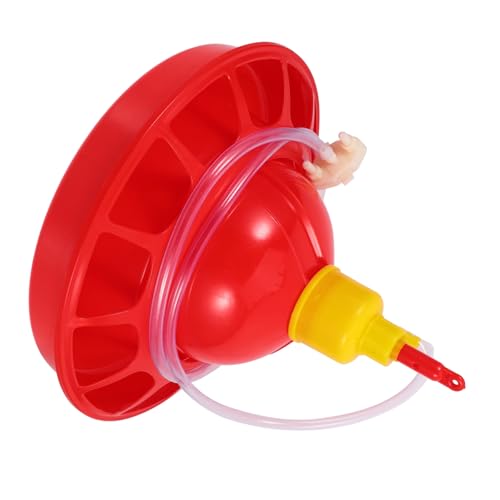 PHENOFICE Wasserfutterspender Für Küken, Futterbehälter, Futtermittel, Langlebiger Futterspender, Geflügelfutterspender, Tränke, Geflügel, Hühnerwasserbehälter, Kükenfutterspender, Tränke von PHENOFICE