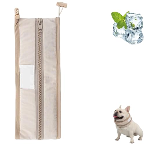 Kühlhalsband für Hunde, verstellbares Kühlhalsband für Hunde im Sommer, wiederverwendbar, geeignet für mittelgroße und große Welpen zum Abkühlen beim Ausgehen. von PHFDQKG