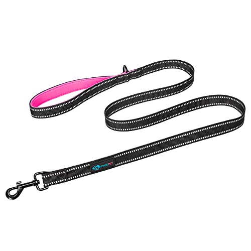 PHOEPET Strapazierfähige Hundeleine, reflektierend, weich gepolsterter Griff für zusätzliche Kontrolle, Größe L, Pink PHOEPET Strapazierfähige Hundeleine, reflektierend, weich gepolsterter Griff für zusätzliche Kontrolle, Größe L, Pink von PHOEPET