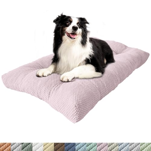 PHUSTJKL Hundebett Mittelgroße Kleine Hunde, 135x90x6cm Waschbar Hundekissen mit Rutschfester Unterseite, Flauschiges Atmungsaktiv Superweich Katzenbett Haustierbett Hundematratze-Rosaviolett PHUSTJKL Hundebett Mittelgroße Kleine Hunde, 135x90x6cm Waschbar Hundekissen mit Rutschfester Unterseite, Flauschiges Atmungsaktiv Superweich Katzenbett Haustierbett Hundematratze-Rosaviolett von PHUSTJKL
