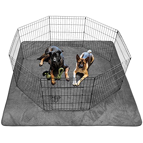 1er Welpenunterlage Waschbar Puppy Training Pads,182*182cm Schnell Absorbierend Haustier Hygieneunterlage, Wiederverwendbar Trainingsunterlagen für Welpen,Groß, Alte, oder inkontinente Hunde Grau 1er Welpenunterlage Waschbar Puppy Training Pads,182*182cm Schnell Absorbierend Haustier Hygieneunterlage, Wiederverwendbar Trainingsunterlagen für Welpen,Groß, Alte, oder inkontinente Hunde Grau von PICK FOR LIFE