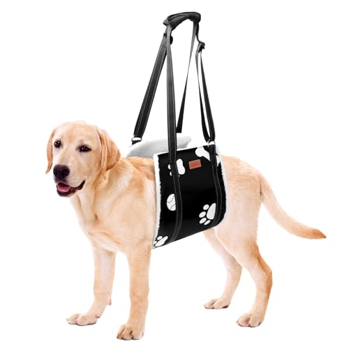 Weiche Hunde Tragehilfe - Verstellbare Gehhilfe für Hunde in verschiedenen Größen, Sicherheitsunterstützung für behinderte, verletzte oder ältere Hunde von PICK FOR LIFE