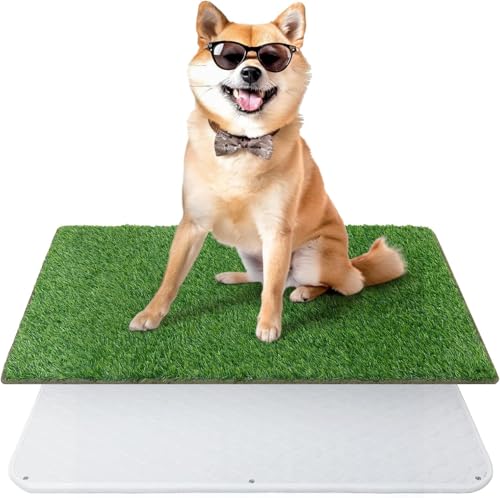 Kunstrasen für Hunde mit wiederverwendbarem Welpenunterlage, 62 x 99 cm, Hunde-WC-Grasmatte, Töpfchentraining, Gras-Pads für Hunde, waschbar, Welpengras, wiederverwendbare Welpenunterlagen, Hundegras, Kunstrasen für Hunde mit wiederverwendbarem Welpenunterlage, 62 x 99 cm, Hunde-WC-Grasmatte, Töpfchentraining, Gras-Pads für Hunde, waschbar, Welpengras, wiederverwendbare Welpenunterlagen, Hundegras, von PICK FOR LIFE