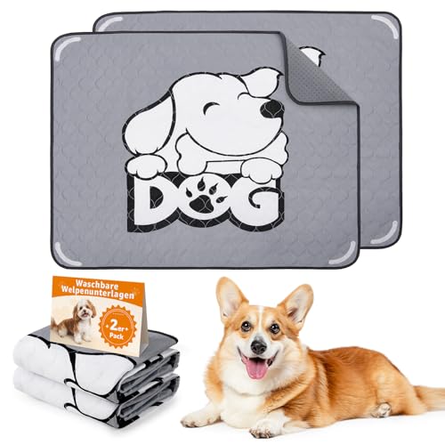 Waschbare Welpenunterlagen, auslaufsicher und rutschfest Hundeurinpads, saugfähige Unterlage für Welpen, Alte Hunde oder inkontinente Hunde Waschbare Welpenunterlagen, auslaufsicher und rutschfest Hundeurinpads, saugfähige Unterlage für Welpen, Alte Hunde oder inkontinente Hunde von PICK FOR LIFE