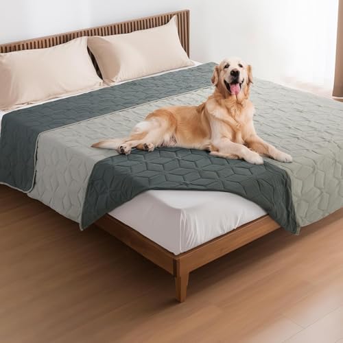 Wasserdichter Hundebettbezug für Bett, Sofa, 97 x 190 cm, Grau Wasserdichter Hundebettbezug für Bett, Sofa, 97 x 190 cm, Grau von PICK FOR LIFE