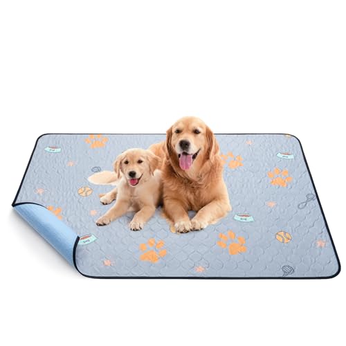 Wiederverwendbare Welpenunterlagen, 1er Pack super saugfähige PIPI Matten für Hunde, rutschfeste Hundetrainingspads für Sofas, Hundelaufställe oder Autositze Wiederverwendbare Welpenunterlagen, 1er Pack super saugfähige PIPI Matten für Hunde, rutschfeste Hundetrainingspads für Sofas, Hundelaufställe oder Autositze von PICK FOR LIFE