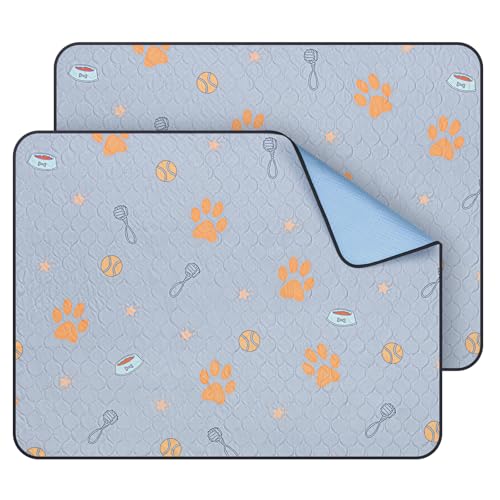 waschbare Welpenunterlagen, 2er Pack super saugfähige PIPI Matten für Hunde, rutschfeste Welpen Trainingsunterlagen für Sofas, Welpenauslauf oder Boden waschbare Welpenunterlagen, 2er Pack super saugfähige PIPI Matten für Hunde, rutschfeste Welpen Trainingsunterlagen für Sofas, Welpenauslauf oder Boden von PICK FOR LIFE