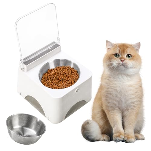 PICKFUN Staubdichter kabelloser Infrarot-Sensor Flip-Top-Katzen-Futternapf – Automatischer Katzen-Futterspender für Indoor & Camping, erhöht, kein Verschütten, rutschfest, erhöhter Edelstahl-Futter- PICKFUN Staubdichter kabelloser Infrarot-Sensor Flip-Top-Katzen-Futternapf – Automatischer Katzen-Futterspender für Indoor & Camping, erhöht, kein Verschütten, rutschfest, erhöhter Edelstahl-Futter- von PICKFUN