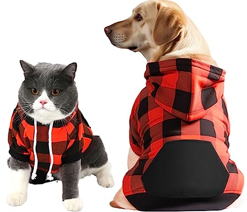 Halloween Hundekleidung für kleine Hunde, Herbst Hund Hoodie Sweatshirts mit Tasche von PICKUPIK