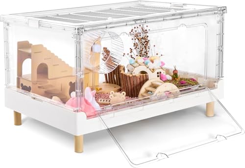 Hamsterkäfig Meerschweinchen Käfig Acryl Käfig für Kleintiere Haustiere Groß Transparent Rennmaus Käfig und Lebensräume Igel Zwerghamster Ratte Maus Frettchen Häschen Wachtel Vogel Ausziehbar Hamsterkäfig Meerschweinchen Käfig Acryl Käfig für Kleintiere Haustiere Groß Transparent Rennmaus Käfig und Lebensräume Igel Zwerghamster Ratte Maus Frettchen Häschen Wachtel Vogel Ausziehbar von PIDINUK