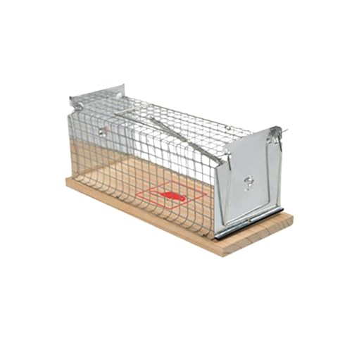 Automatische Mausefalle für den Haushalt Rattenkäfig for drinnen und draußen, intelligente selbstsichernde Mausefalle (Color : S 2pcs) von PIGENE