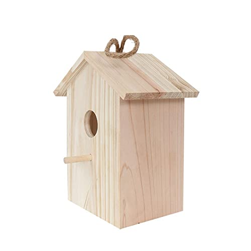 PIGWO Vogelhäuser aus Holz, starke Saugnäpfe, durchsichtig, Vogelhäuser für den Außenbereich, Vogelnest, Futterspender transparent von PIGWO
