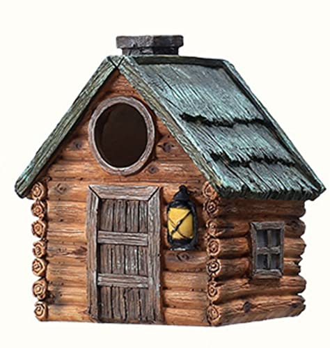 PIGWO Vogelhäuser für Draußen Garten Dekoration Holz Futterspender Outdoor Nest Cottage Papageien Hängende Vogelhaus Dekorative PIGWO Vogelhäuser für Draußen Garten Dekoration Holz Futterspender Outdoor Nest Cottage Papageien Hängende Vogelhaus Dekorative von PIGWO