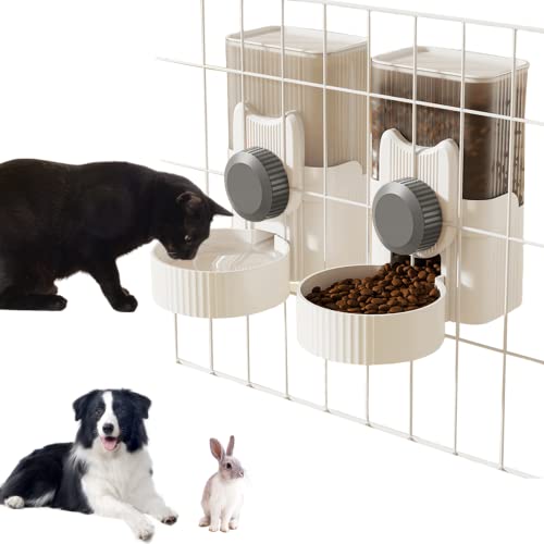 Haustierkäfig-Futterspender, 2 Stück/Set, 1 l, automatischer Futterspender und Wasserspender for Hunde, hängende Futternäpfe for kleine Haustiere, Käfigzubehör for Hunde, Katzen, Kaninchen/396 Haustierkäfig-Futterspender, 2 Stück/Set, 1 l, automatischer Futterspender und Wasserspender for Hunde, hängende Futternäpfe for kleine Haustiere, Käfigzubehör for Hunde, Katzen, Kaninchen/396 von PINFANSHIJIE