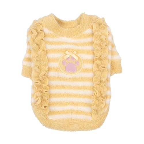 Kaley Gelb M Winterpullover für Hunde von PINKAHOLIC