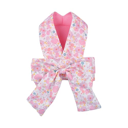 Pinkaholic New York Amabel Hundegeschirr, Blumenmuster, modisch, niedlich, Frühling und Sommer, Geschirr für kleine Hunde, Rosa, Größe S von PINKAHOLIC