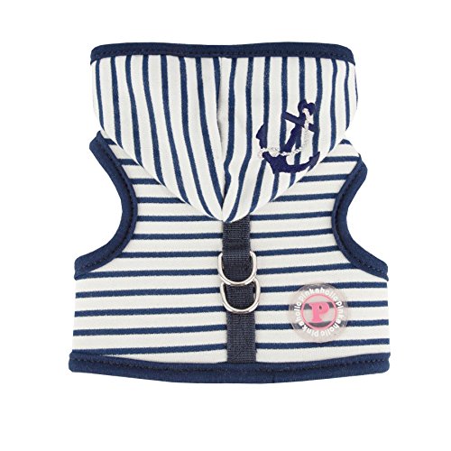 Pinkaholic New York NAQA-AH7211 Hunde Weste, Materlot Harness, Small, dunkelblau von Pinkaholic New York