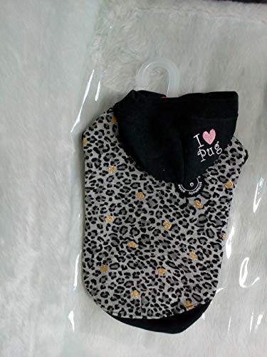 Pinkaholic New York NAQD-TS7275 Leo Pug II Sweater, L, schwarz von Pinkaholic New York