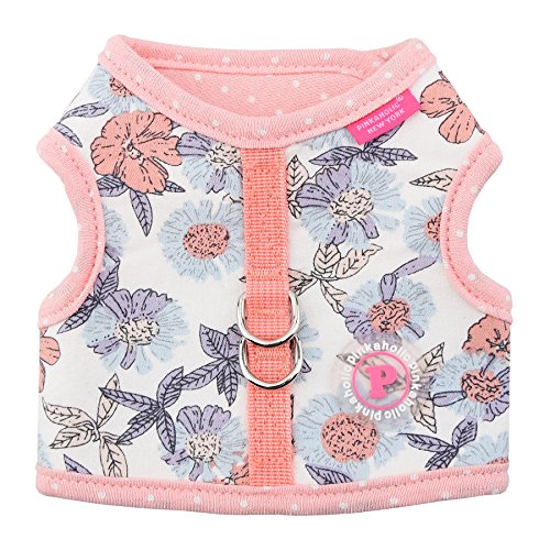 Pinkaholic New York Zinnia Pinka Hundegeschirr, groß, elfenbeinfarben von Pinkaholic New York