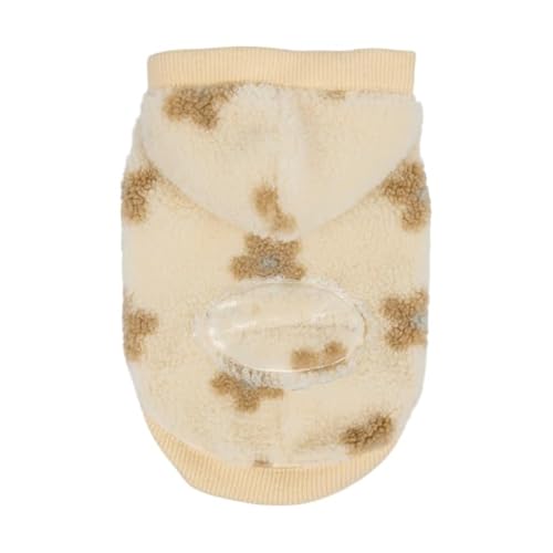 Rucksack Beige M Winterpullover für Hunde von PINKAHOLIC