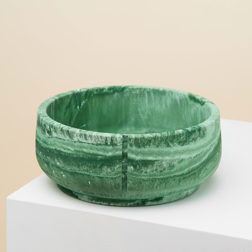 pino Hundenapf Classic Bowl duck green marble, Gr. M, Höhe: ca. 8 cm, Durchmesser:  ca. 18 cm von PINO