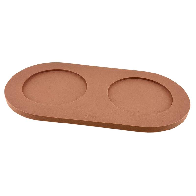 pino Napfunterlage Serving Tray Sand foxy terra solid, Gr. S/M, Maße: ca. 41,5 x 22 cm von PINO