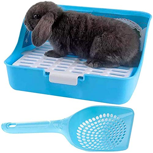 PINVNBY Kaninchenkäfig Katzentoilette Kleintiere Ecktoilette Haus Hase Katzentoilette mit Schaufel für Erwachsene Meerschweinchen Frettchen Ratten PINVNBY Kaninchenkäfig Katzentoilette Kleintiere Ecktoilette Haus Hase Katzentoilette mit Schaufel für Erwachsene Meerschweinchen Frettchen Ratten von PINVNBY