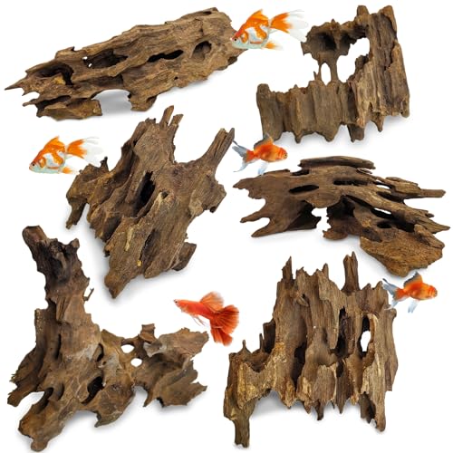 PINVNBY Treibholz für Aquarium, Dekoration, natürliches großes Treibholz für Aquarien, Reptilienbecken, Aquarium, Treibholz, Zweige, Garnelen, Holz, Terrarium, Dekoration, sortiert (20,3 cm – 27,9 cm PINVNBY Treibholz für Aquarium, Dekoration, natürliches großes Treibholz für Aquarien, Reptilienbecken, Aquarium, Treibholz, Zweige, Garnelen, Holz, Terrarium, Dekoration, sortiert (20,3 cm – 27,9 cm von PINVNBY