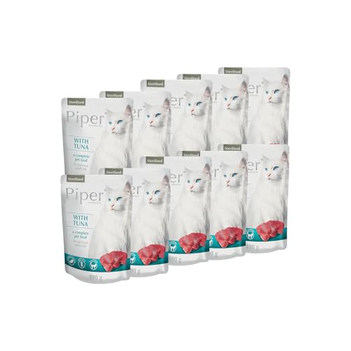 Katzenpiper Sterilised mit Thunfisch Feuchtfutter im Beutel 100g x 10 Katzenpiper Sterilised mit Thunfisch Feuchtfutter im Beutel 100g x 10 von PIPER